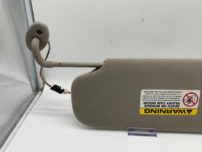2002-2003 Jeep Liberty Passenger Sun Visor Gray Illumination OEM B02B09091