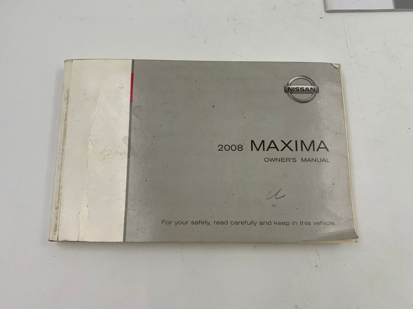 2008 Nissan Maxima Owners Manual Set with Case OEM C03B32006