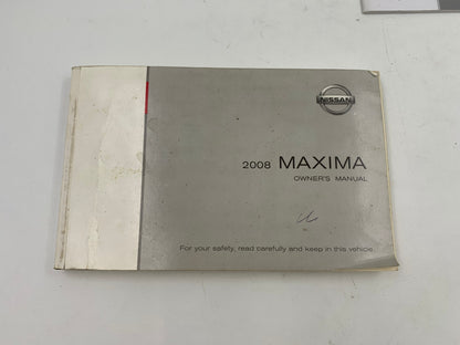 2008 Nissan Maxima Owners Manual Set with Case OEM C03B32006
