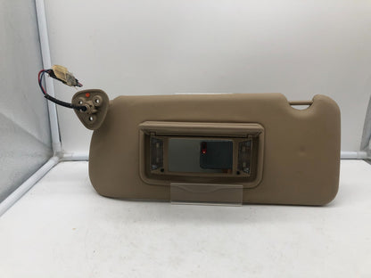 2004-2009 Cadillac SRX Driver Sun Visor Beige Illuminated OEM A01B07002