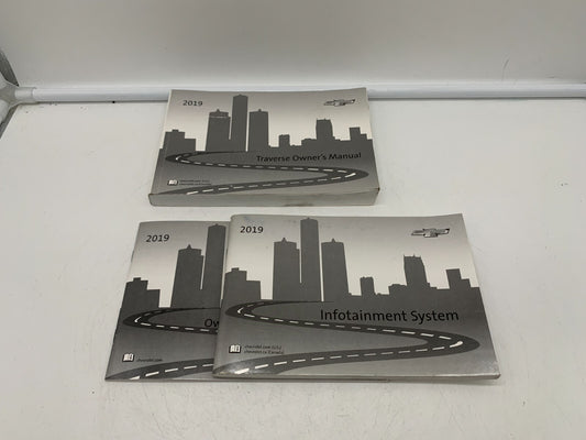 2019 Chevy Traverse Owners Manual Set OEM A01B13003