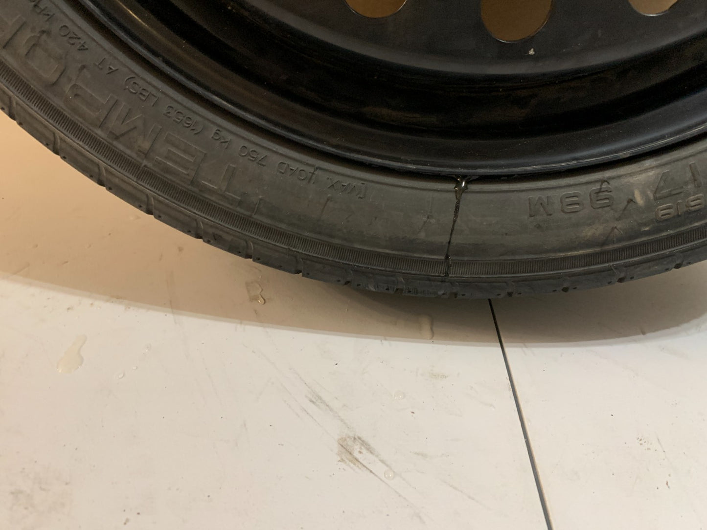 2013-2016 Chevrolet Malibu 17" Spare Tire Compact Donut T125/80R17