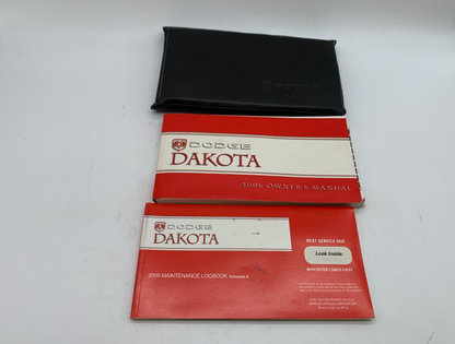 2006 Dodge Dakota Owners Manual Set with Case OEM C02B07011