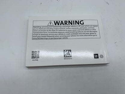 2018 GMC Yukon Yukon XL Denali Owners Manual Set OEM A02B50047