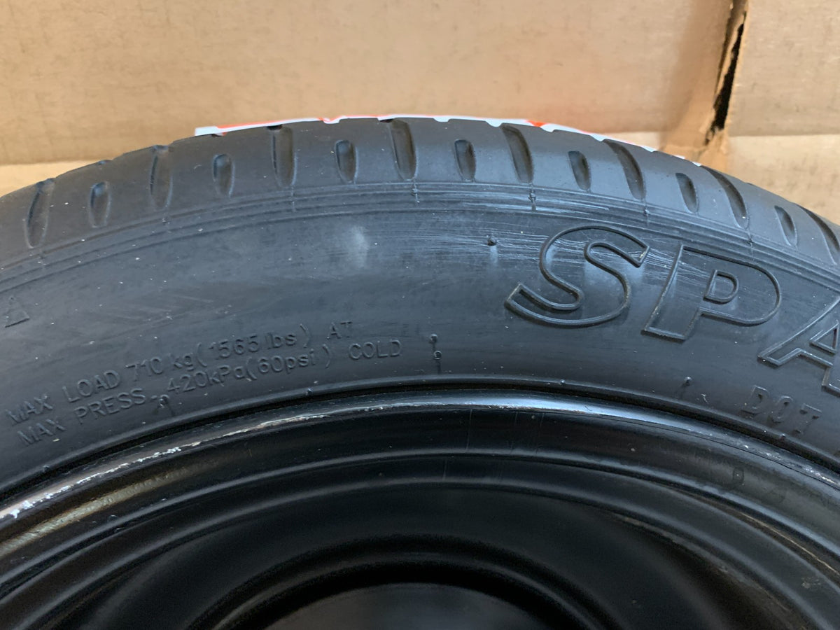 2014-2018 Mazda 3 Mazda3 16" Spare Tire T125/70D16 Compact Donut