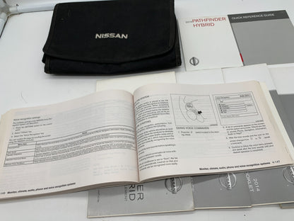 2014 Nissan Pathfinder Owners Manual Set with Case OEM
