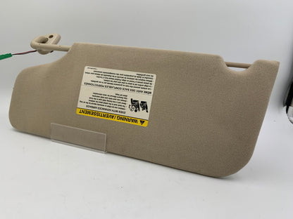 2005-2007 Mercury Montego Passenger Sun Visor Illuminated Tan OEM C04B66005