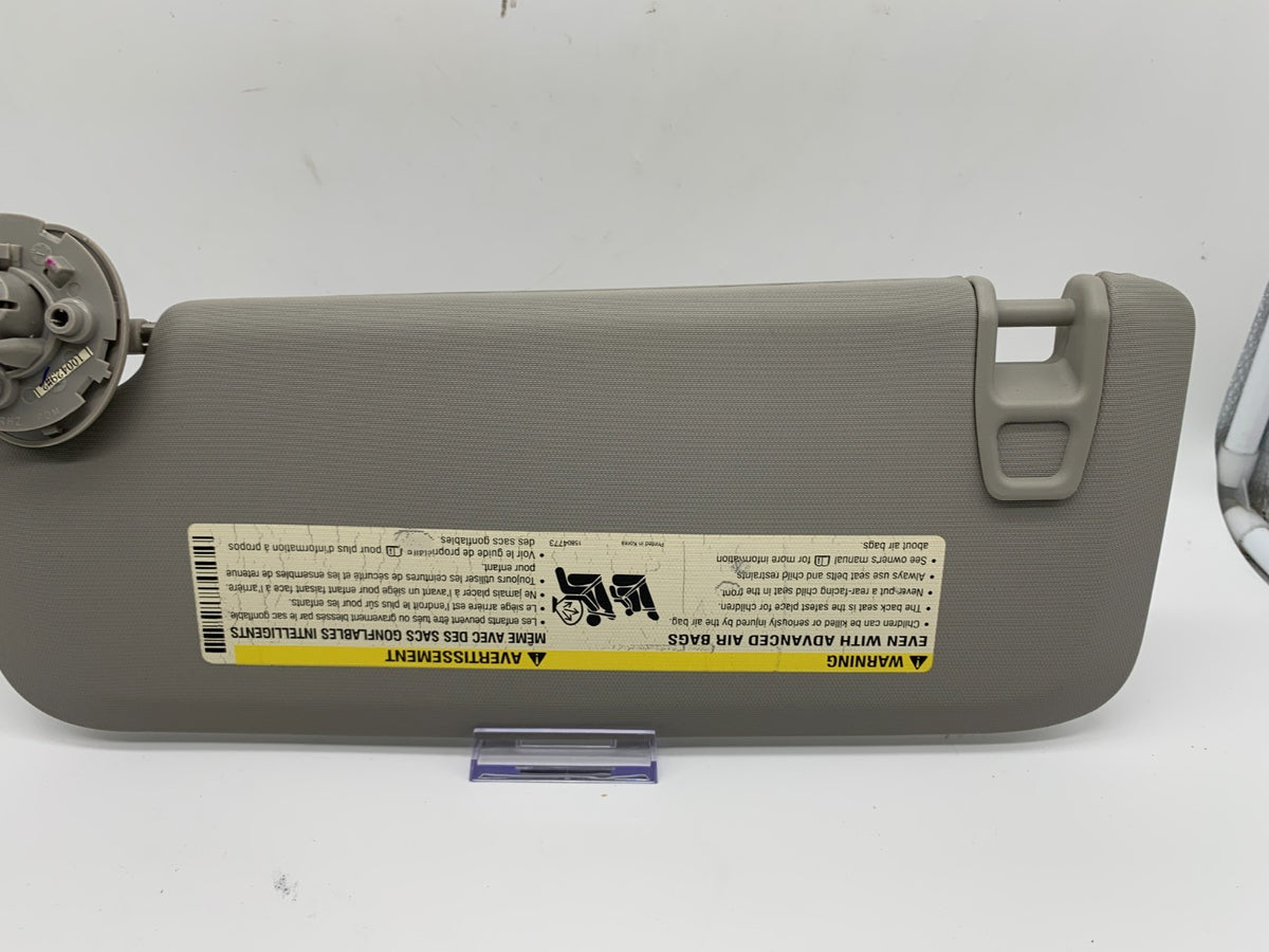 2011-2016 Chevrolet Cruze Passenger Sun Visor Gray OEM C02B30065