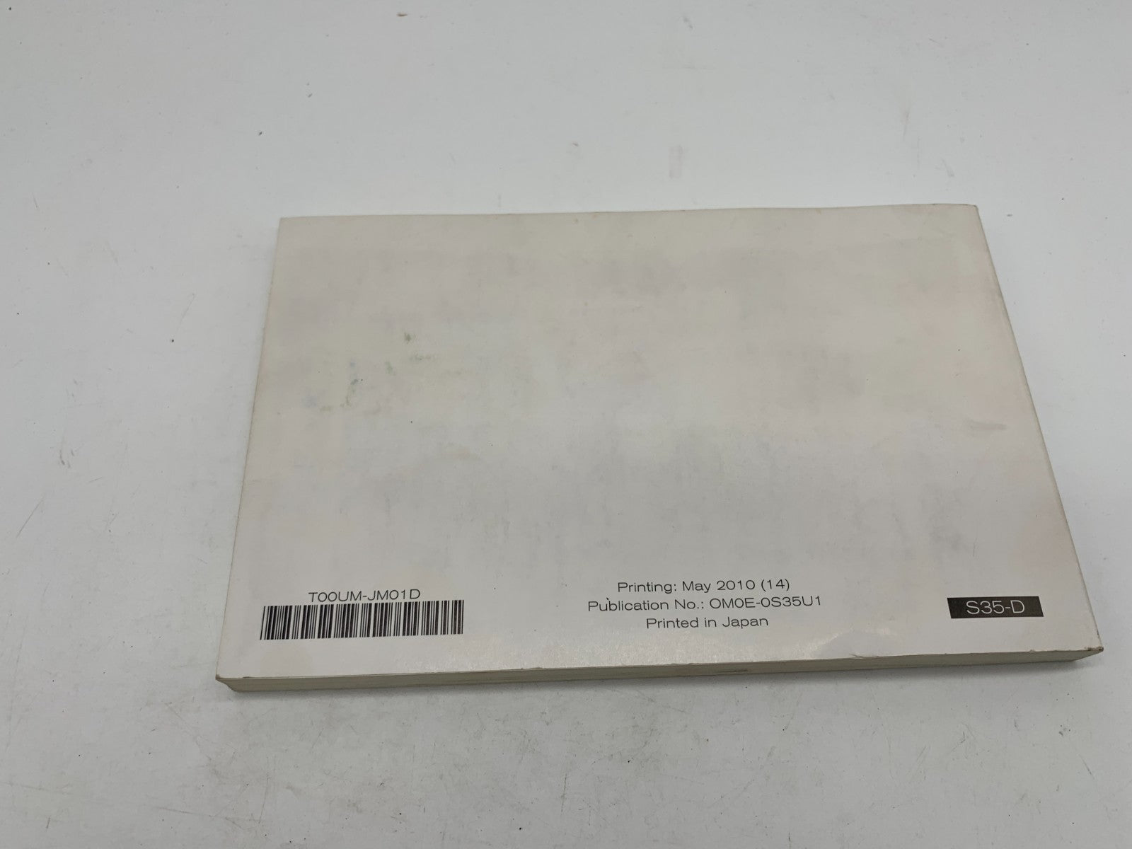 2010 Nissan Rogue Sport Owners Manual OEM