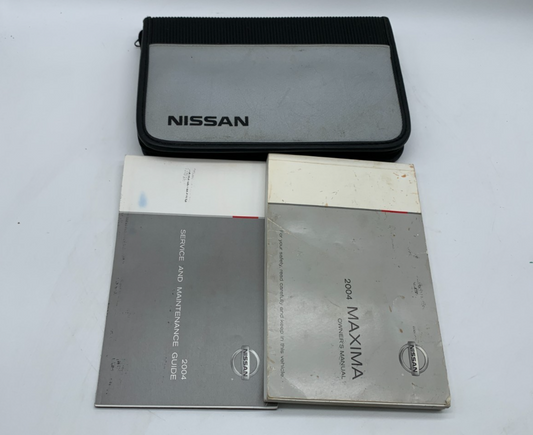 2004 Nissan Maxima Owners Manual Set with Case OEM C03B32010