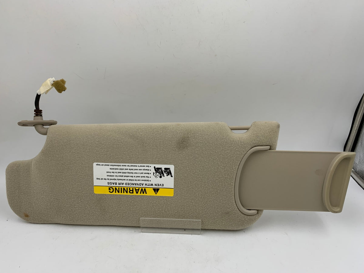 2005-2008 Buick Endeavor Passenger Sun Visor Tan Illuminated OEM C03B33056