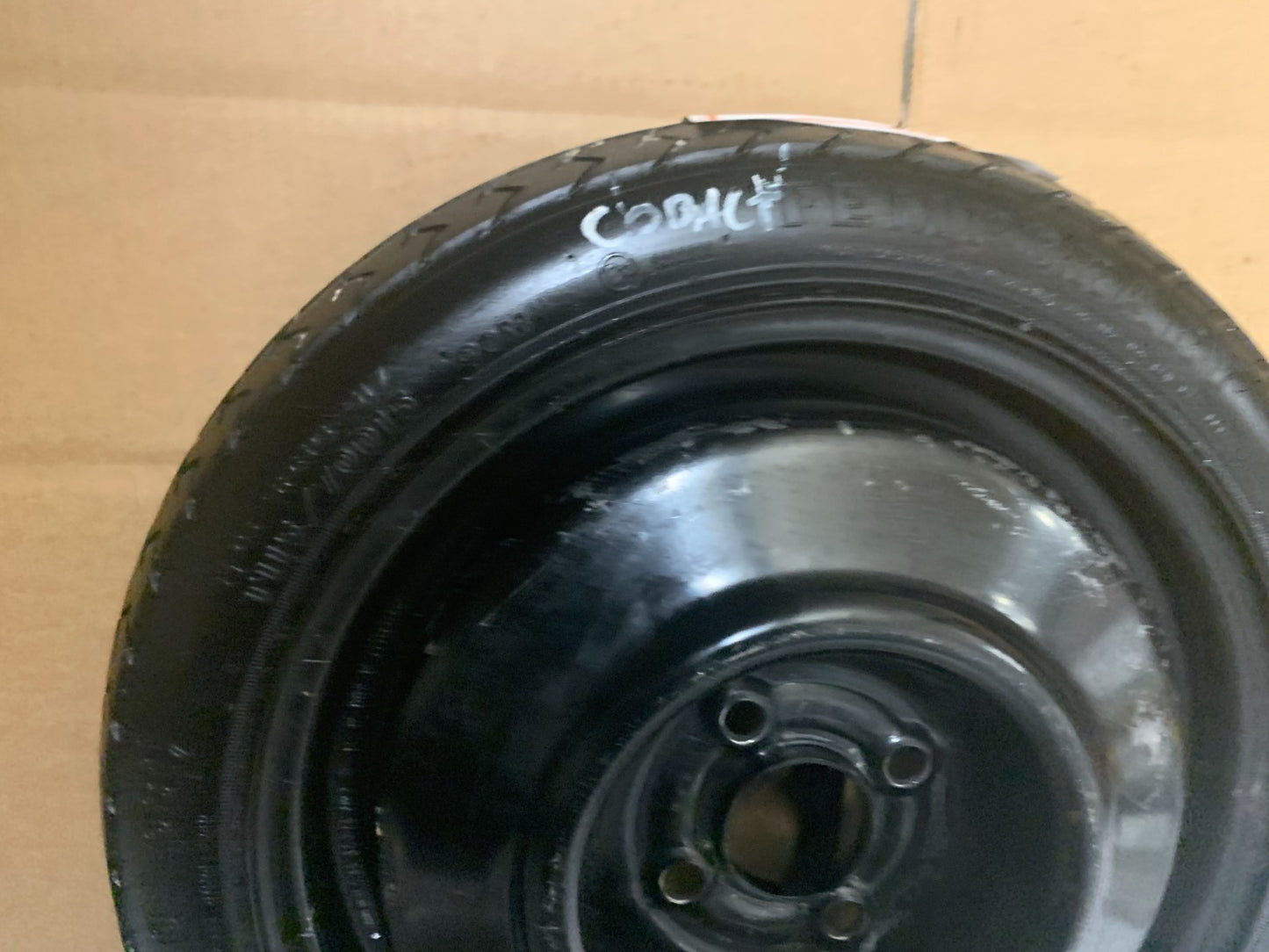 2005-2010 Chevrolet Cobalt 15" Spare Tire Wheel Compact Donut 4 Lugs T115/70D15