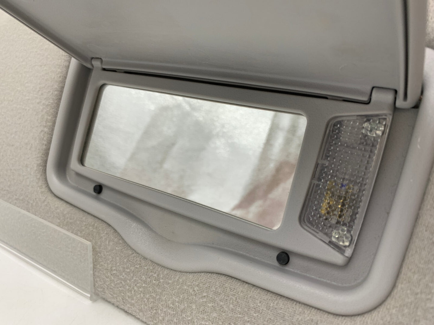 2006-2008 Mazda 6 Passenger Sun Visor Illuminated Gray OEM A02B48061