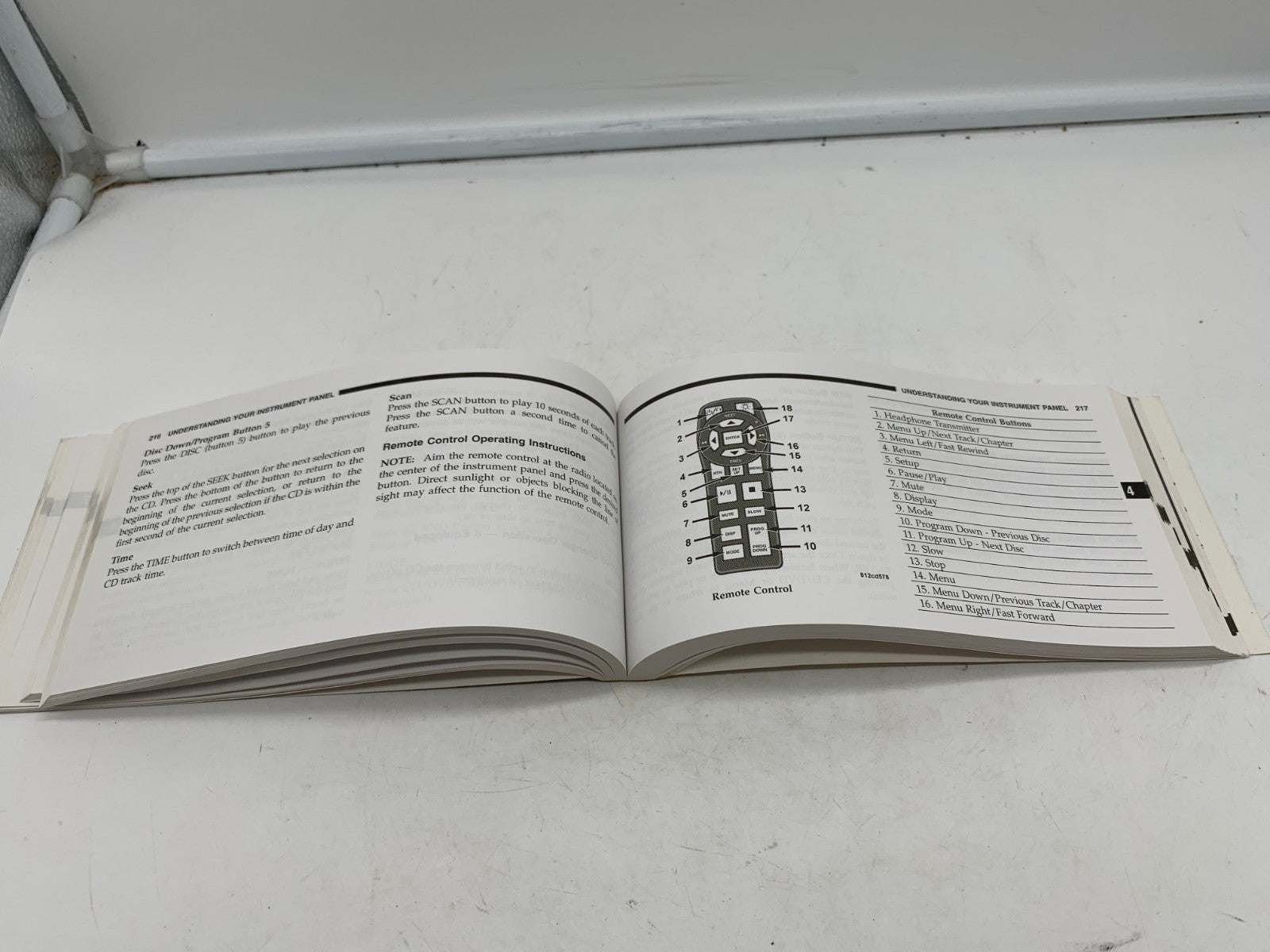 2006 Chrysler Pacifica Owners Manual with Case OEM A01B01010