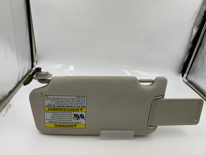 2010-2014 Subaru Legacy Passenger Sun Visor Gray Illuminated OEM D01B46082