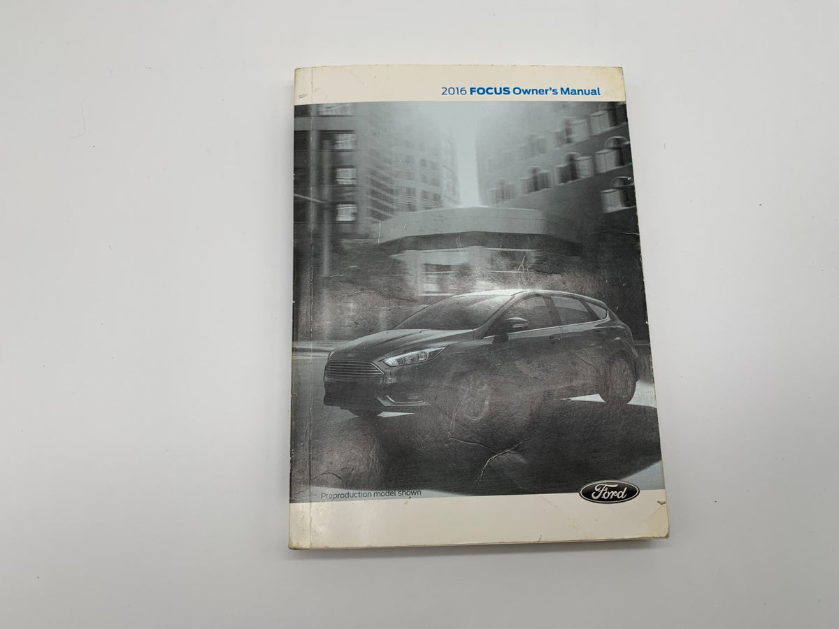 2016 Ford Focus Owners Manual Set with Case OEM C01B55075