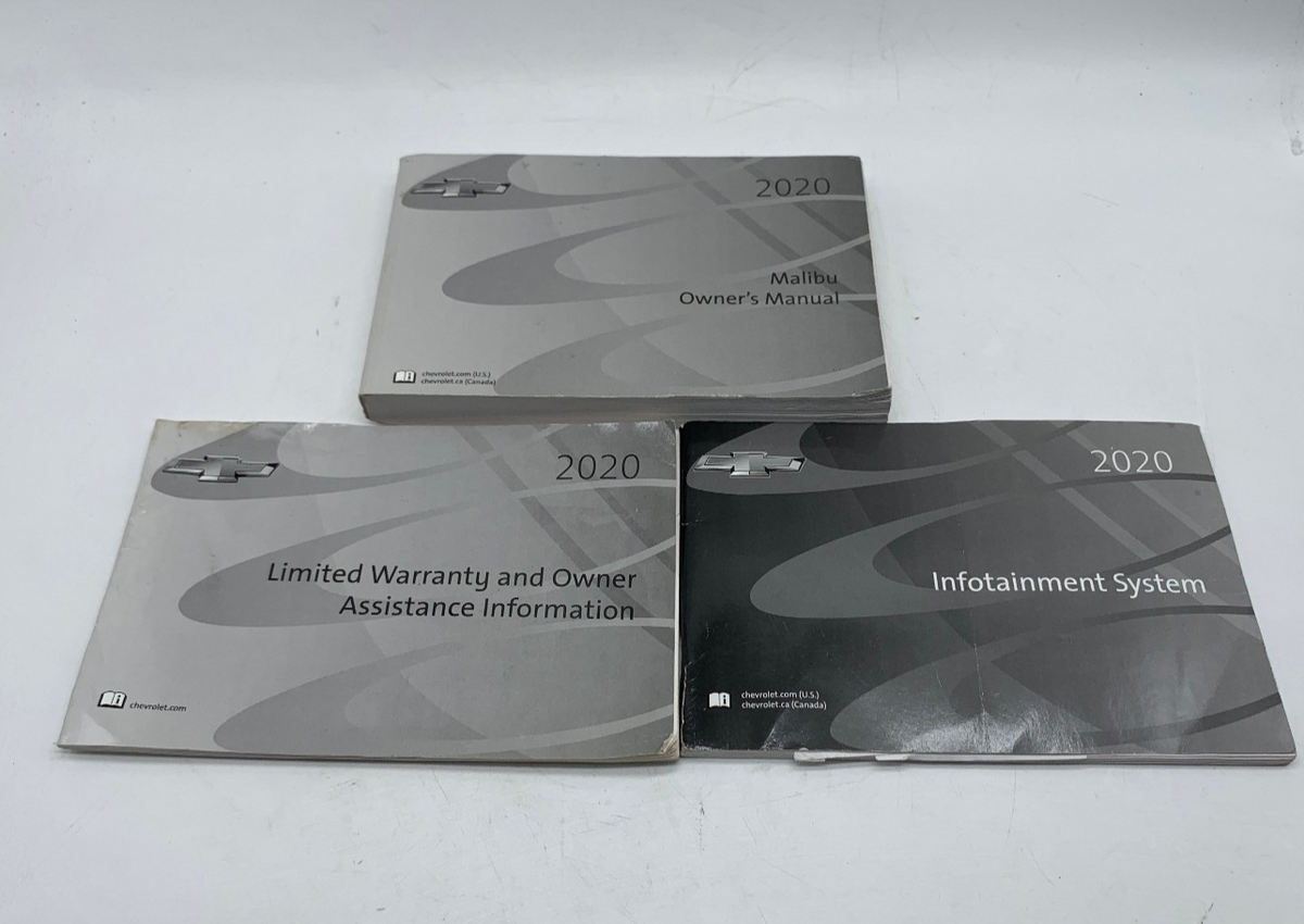 2020 Chevrolet Malibu Owners Manual Set OEM R01B34005
