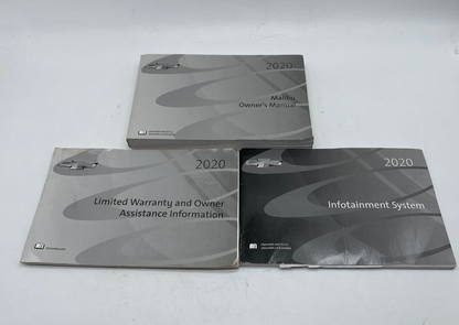 2020 Chevrolet Malibu Owners Manual Set OEM R01B34005