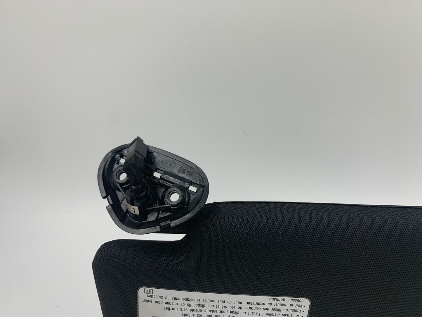 2015-2021 Subaru WRX Passenger Sun Visor Black Illuminated OEM A04B03037