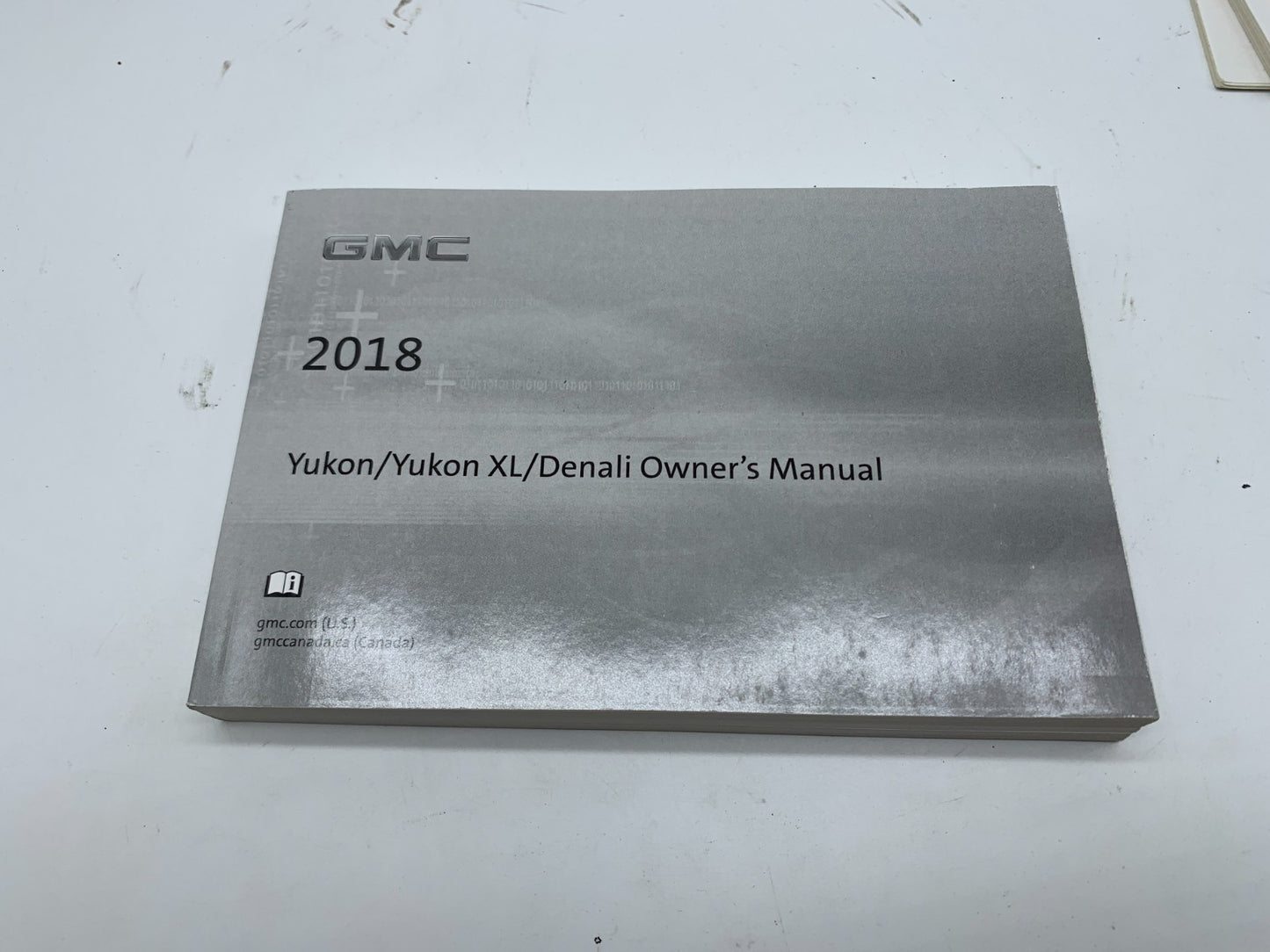 2018 GMC Yukon Yukon XL Denali Owners Manual Set OEM A02B50047