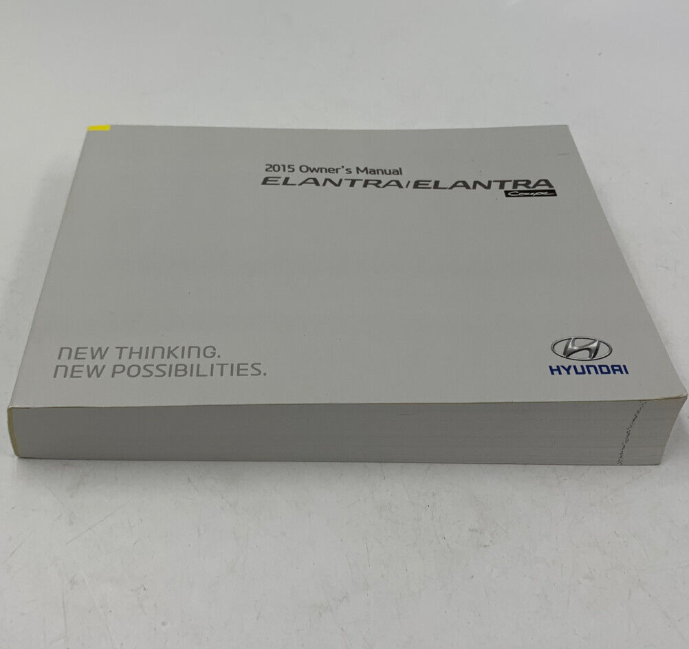 2015 Hyundai Elantra Sedan & Coupe Owners Manual Set OEM E03B22048