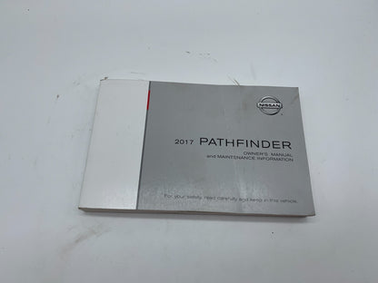 2017 Nissan Pathfinder Owners Manual OEM D03B28004