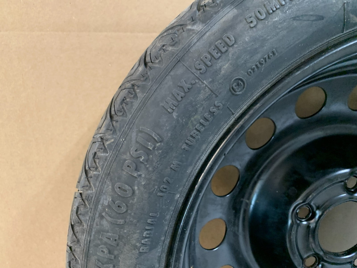 2004-2010 BMW 5 Series E60 17" Spare Tire Compact Donut T135/80R17