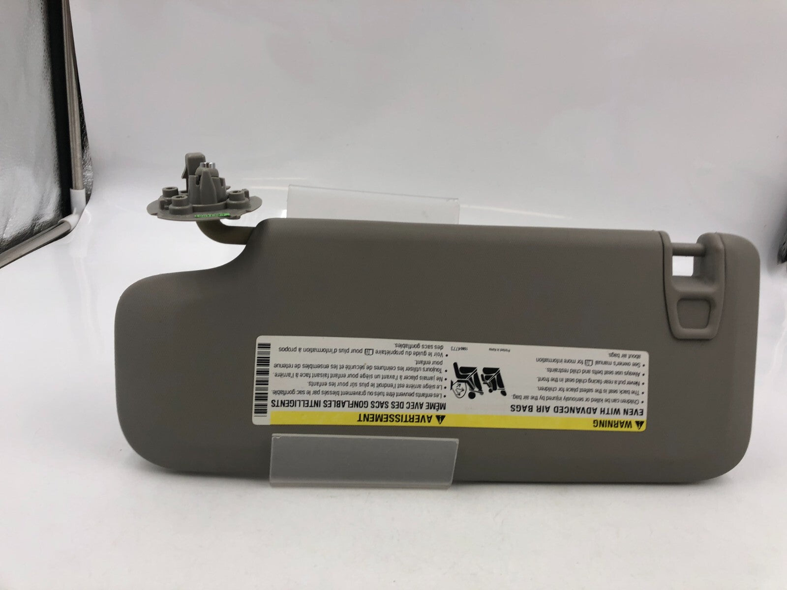 2011-2016 Chevrolet Cruze Passenger Sun Visor Gray Illumination OEM A01B32040