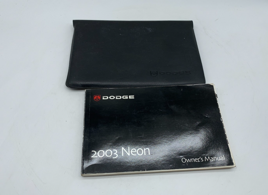 2003 Dodge Neon Owners Manual Set with Case OEM C03B56021