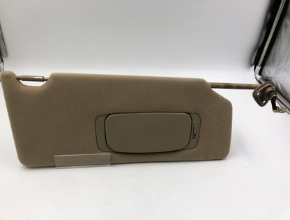 2005-2012 Toyota Avalon Passenger Sun Visor Tan Illuminated OEM A04B12029