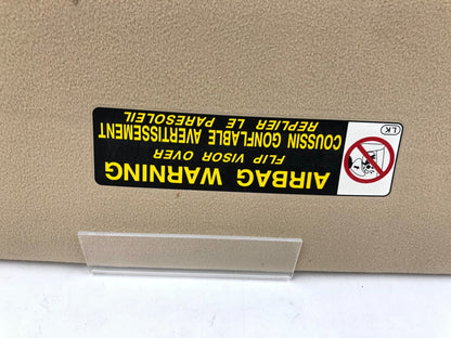 2001-2006 Lexus GS300 Passenger Sun Visor Beige Illuminated OEM E01B51032