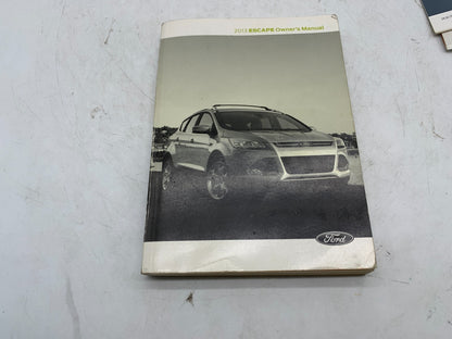 2013 Ford Escape Owners Manual Set with Case OEM C03B62007