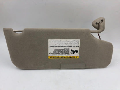 2008-2009 Ford Taurus Driver Sun Visor Beige Illuminated OEM C04B45060