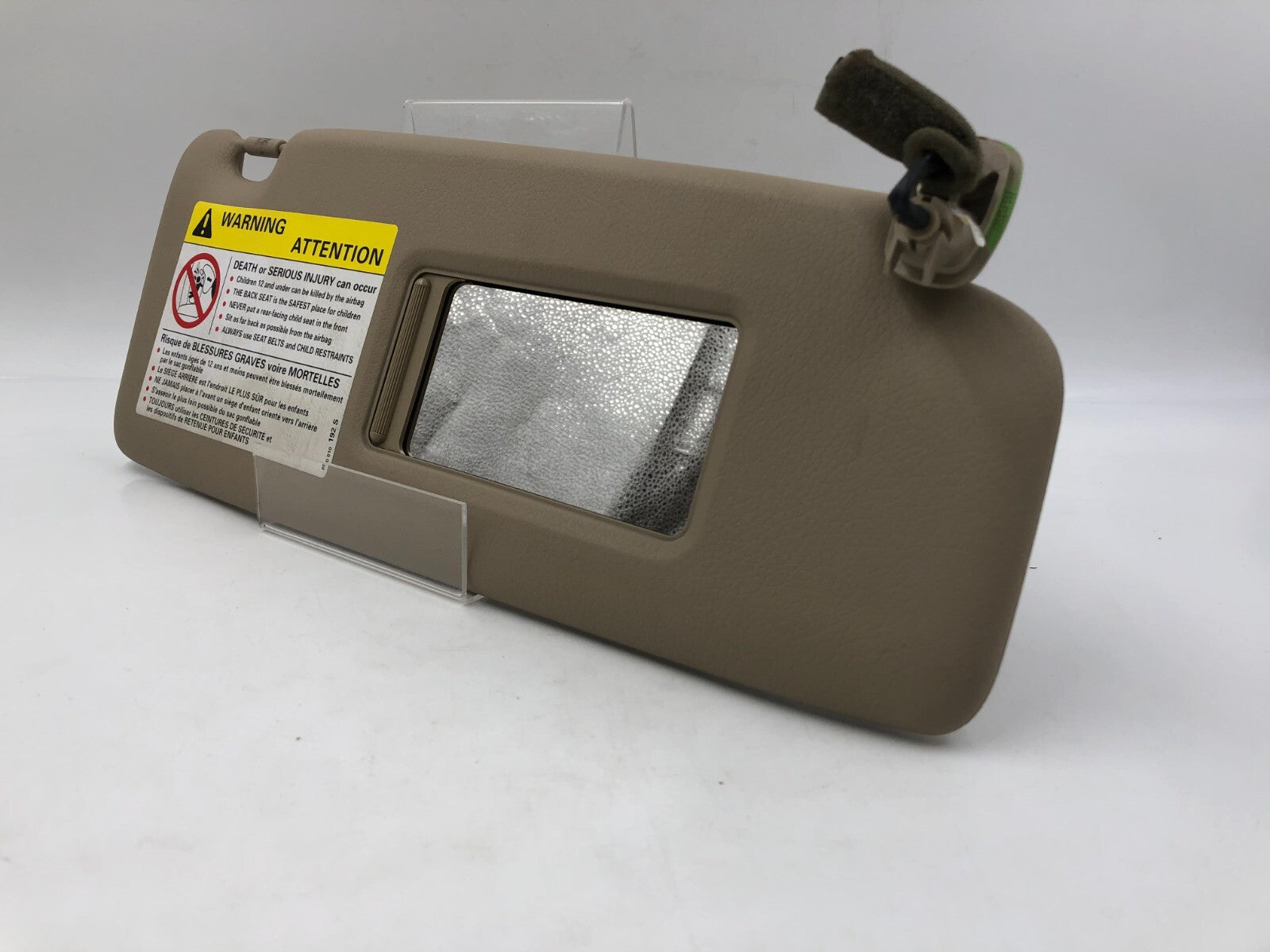 2003-2009 Audi A4 Passenger Sun Visor Brown Illuminated OEM B01B02003
