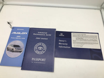 2005 Toyota Avalon Owners Manual Set OEM