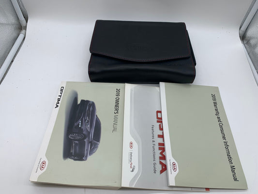 2019 Kia Optima Owners Manual Set with Case OEM R01B30005
