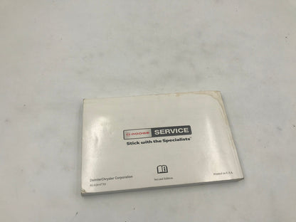 2007 Dodge Caliber Owners Manual with Case OEM B03B20032