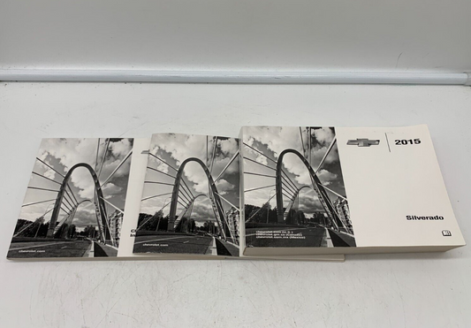 2015 Chevrolet Silverado 1500 2500 Owners Manual Set OEM C01B05005