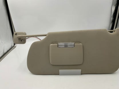 2009-2012 Ford Flex Driver Sun Visor Gray Illuminated OEM D04B67012