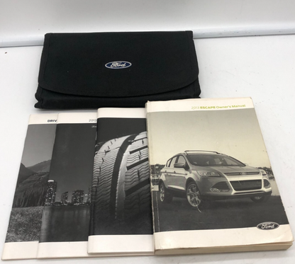2013 Ford Escape Owners Manual Set with Case OEM R01B44011