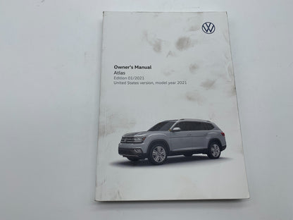2021 Volkswagen Atlas Owners Manual Set with Case OEM B03B24020