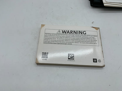 2018 Cadillac ATS/ATS-V Owners Manual Set with Case OEM B01B24009