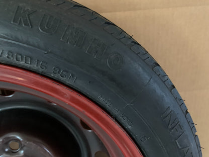 2013-2020 Hyundai Elantra 15" Spare Tire Compact Donut T125/80D15