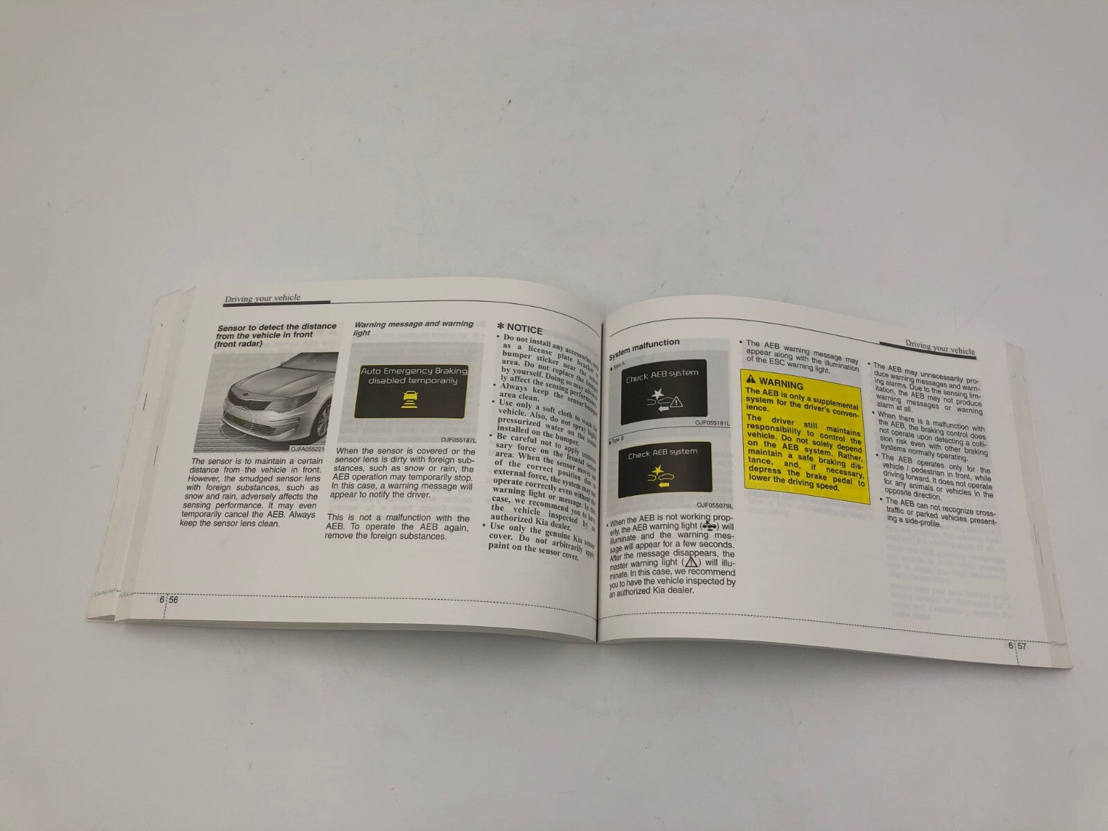 2016 Kia Optima Owners Manual OEM C04B06006