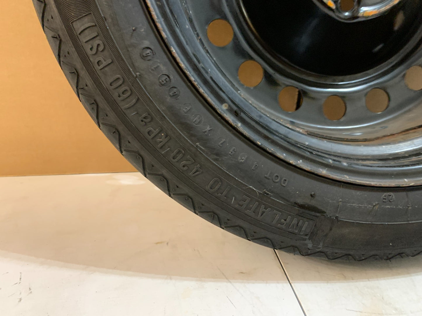 2013-2016 Dodge Dart 17" Spare Tire Compact Donut T125/80R17