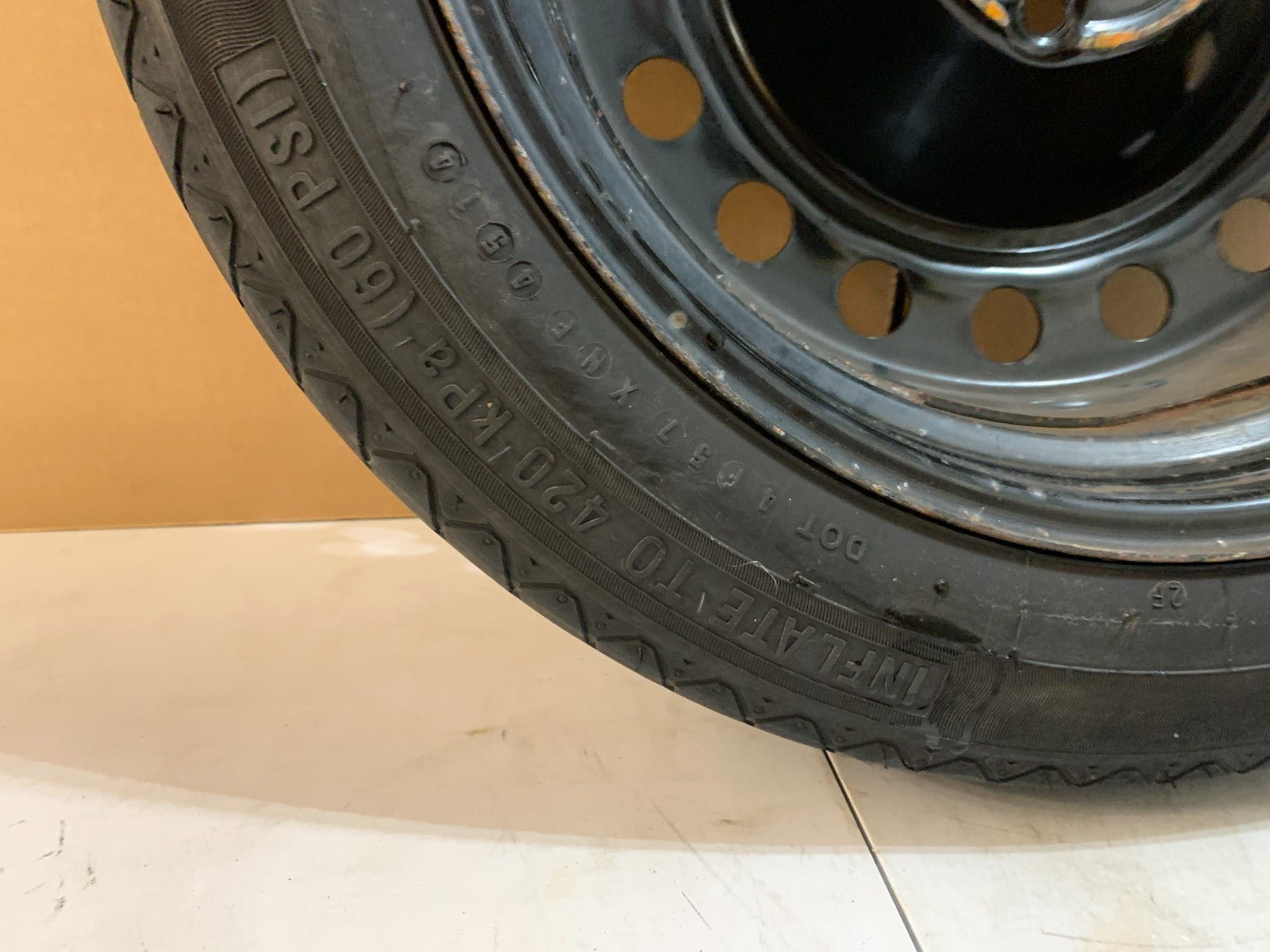 2013-2016 Dodge Dart 17" Spare Tire Compact Donut T125/80R17