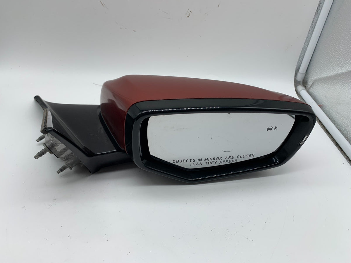 2015-2019 Cadillac CTS Passenger Side View Power Door Mirror Red OEM A01B18004