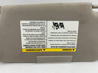 2013-2018 Nissan Altima Passenger Sun Visor Gray Illumination OEM C03B02085