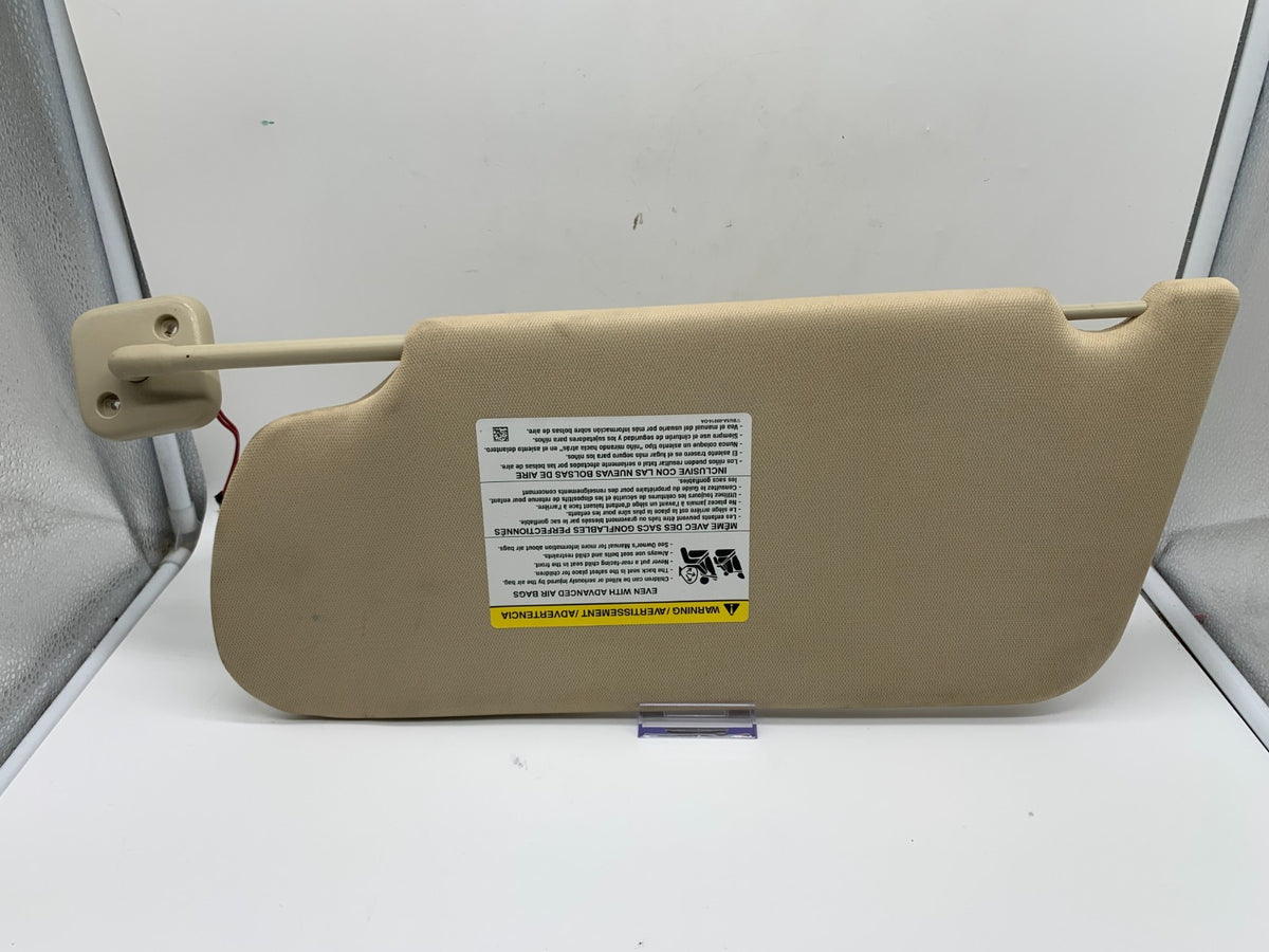 2013-2019 Ford Flex Passenger Sun Visor Shade Tan Illuminated OEM B01B13032