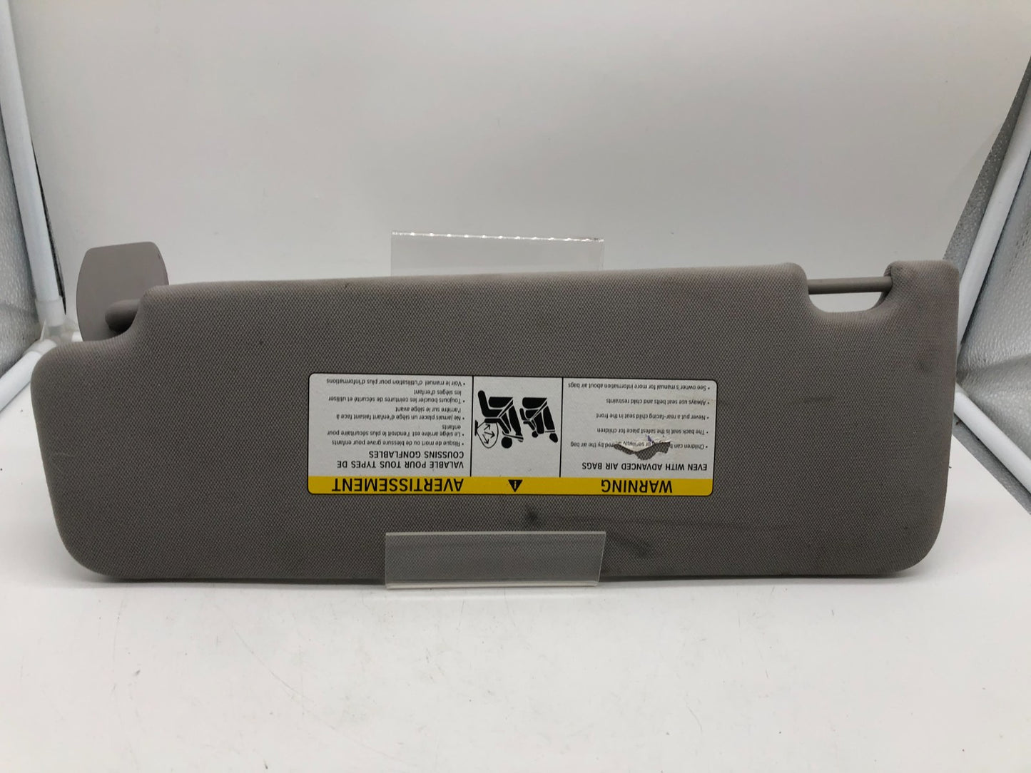 2009-2015 BMW 750i Passenger Sun Visor Gray Illuminated OEM B04B38011